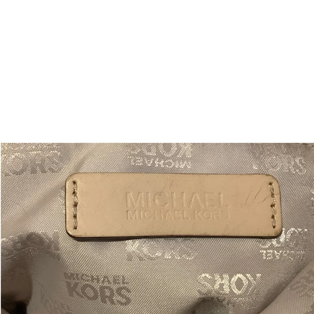 ​Michael Kors Fulton Large N/S Suede Tote‎ Bag Dark Dune Taupe Open Bucket - Picture 5 of 9
